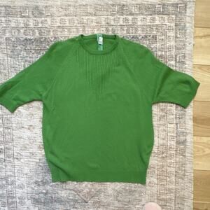 Helen Sue Vintage 60s ? Green Acrylic Sweater Women's Size 42 M/L